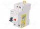 RCBO breaker  Inom  10A  Ires  30mA  Max surge current  250A  DIN