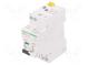 RCBO breaker  Inom  20A  Ires  30mA  Max surge current  250A  IP20