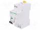 RCBO breaker  Inom  10A  Ires  30mA  Max surge current  250A  DIN