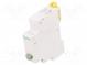 Module  pushbutton switch  250VAC  20A  DIN  monostable