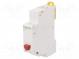 Module  pushbutton switch  250VAC  20A  DIN  monostable