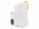 Module  pushbutton switch  250VAC  20A  DIN  monostable