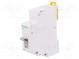 Module  toggle switch  250VAC  20A  IP20  DIN  Contacts  SPDT