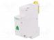 LED indicator  110÷230VAC  DIN  Colour  green