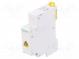LED indicator  12÷48VAC  12÷48VDC  DIN  Colour  yellow