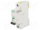 Circuit breaker  230VAC  Inom  1A  Poles  1  DIN  Charact  C  6kA