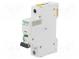 Circuit breaker  230VAC  Inom  6A  Poles  1  DIN  Charact  C  6kA