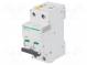Circuit breaker  400VAC  Inom  10A  Poles  1+N  DIN  Charact  C  10kA