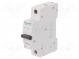 Circuit breaker  230/400VAC  Inom  6A  Poles  1  DIN  Charact  B  6kA