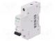 Circuit breaker  230/400VAC  Inom  10A  Poles  1  DIN  Charact  B