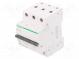 Circuit breaker  230/400VAC  Inom  25A  Poles  3  DIN  Charact  B
