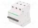 Circuit breaker  230/400VAC  Inom  25A  Poles  3  DIN  Charact  C