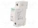 Surge arrestor  Type 2  Poles  1  DIN  -25÷60°C  IP20  230VAC  20kA