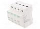 Surge arrestor  Type 2  Poles  4  DIN  -25÷60°C  IP20  230/400VAC