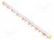 Busbar  Poles  3  Urated  415V  100A  No.of mod  24  Uinsul  500V