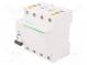 RCD breaker  Inom  40A  Ires  300mA  Poles  4  400VAC  DIN  IP20  iID