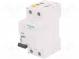 RCD breaker  Inom  25A  Ires  30mA  Poles  2  400VAC  DIN  IP20  iID