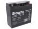 Re-battery  acid-lead  12V  18Ah  AGM  maintenance-free  BPE