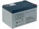 Re-battery  acid-lead  12V  12Ah  AGM  maintenance-free