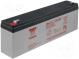 Re-battery  acid-lead  12V  2.3Ah  AGM  maintenance-free
