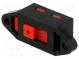 Switch  slide  Pos  2  DPDT  10A/250VDC  Leads  for soldering