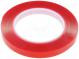 Tape  fixing  W  12mm  L  5m  Thk  1mm  double-sided  acrylic  100°C