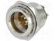 Socket  XLR mini  male  PIN  3  soldering  5A  0.5mm2