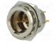 Socket  XLR mini  male  PIN  4  soldering  5A  0.5mm2