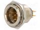 Socket  XLR mini  male  PIN  6  soldering  1.2A  0.38mm2