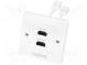 Wall socket  white  HDMI  Mounting  wall mount  No.of sockets  2