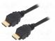 Cable  HDMI 2.1  HDMI plug,both sides  2m  black