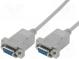 Cable  D-Sub 9pin socket,both sides  3m  grey
