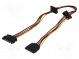 Cable  SATA  SATA male,SATA female x3  0.45m