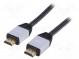 Cable  HDMI 2.0  HDMI plug,both sides  3m  black