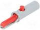 Crocodile clip  6A  60VDC  red  Grip capac  max.7.5mm  930126101