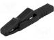 Crocodile clip  25A  black  Grip capac  max.9.5mm  932146100