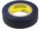 Tape  fixing  W  19mm  L  10m  Thk  0.25mm  rubber  black  -40÷105°C