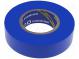Tape  electrical insulating  W  19mm  L  18m  Thk  0.18mm  blue  260%