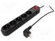 Plug socket strip  protective  Sockets  5  250VAC  10A