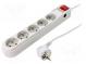 Plug socket strip  protective  Sockets  5  250VAC  10A