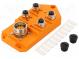 Distribution box  M12  PIN  5  socket  4A  with LED indicators