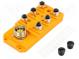 Distribution box  M12  PIN  5  socket  4A  with LED indicators