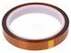Tape  high temperature resistant  Thk  0.07mm  50%  amber  W  14mm