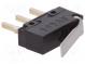 Microswitch SNAP ACTION  with lever  SPDT  0.5A/30VDC  ON-(ON)