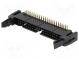 Socket  IDC  male  PIN  40  angled 90°  THT  gold-plated  2.54mm