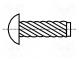 Screw rivet pin  A2 stainless steel  BN  689  Ø  1.85mm  L  6.35mm