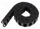 Cable chain  B15/B15i  Bend.rad  180mm  L  1006mm  Int.width  38mm
