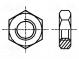 Nut  hexagonal  M16  2  acid resistant steel A4  BN  631  DIN  439B