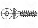 Screw  for plastic  2.2x6  Head  countersunk  Torx® PLUS  6IP  zinc