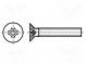 Screw  M2,5x8  DIN  965A  Head  countersunk  Phillips  PH1